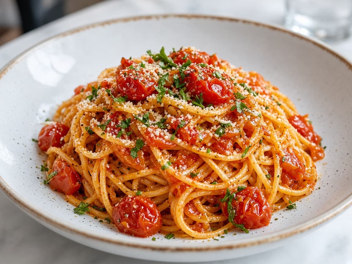 Pasta photo before an img to img frame expansion